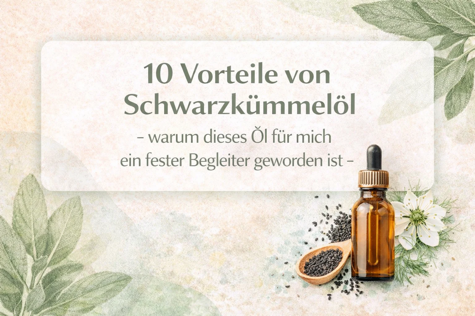 10 Vorteile von Schwarzkümmelöl – warum dieses Öl für mich ein fester Begleiter geworden ist (besonders im Winter)