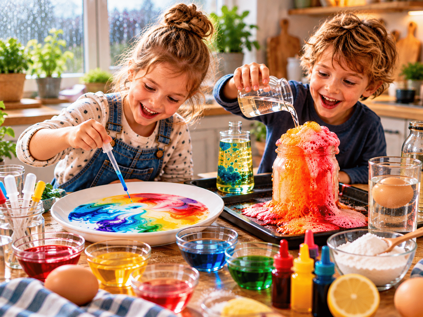 15 Küchenexperimente für Kinder: Geniale Ideen für Regentage
