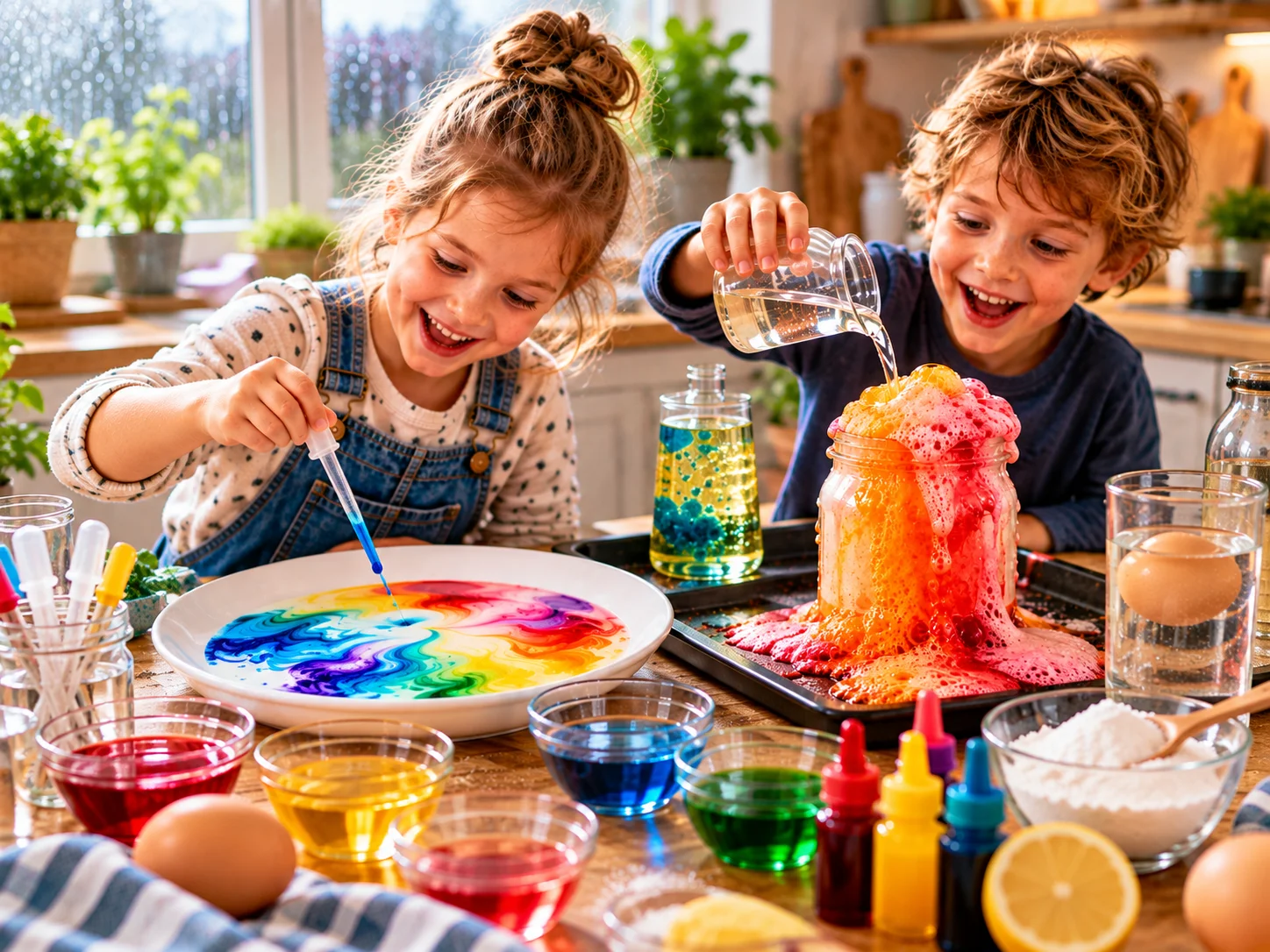 15 Küchenexperimente für Kinder: Geniale Ideen für Regentage
